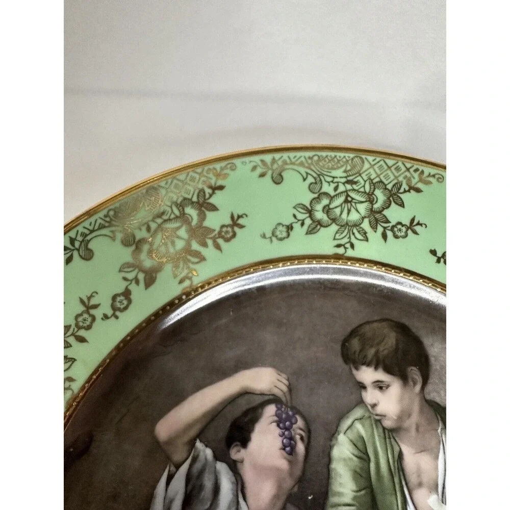 Portrait Plate Bartolomé Esteban Murillo 10 5/8 Inch Bavaria Germany‎